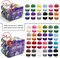 24-Pack Multicolor Acrylic Yarn Skeins – 50g Each, 2400 Yards Total, Soft Worsted Yarn for Crochet, Knitting, Amigurumi & Crafts for Kids and Adults